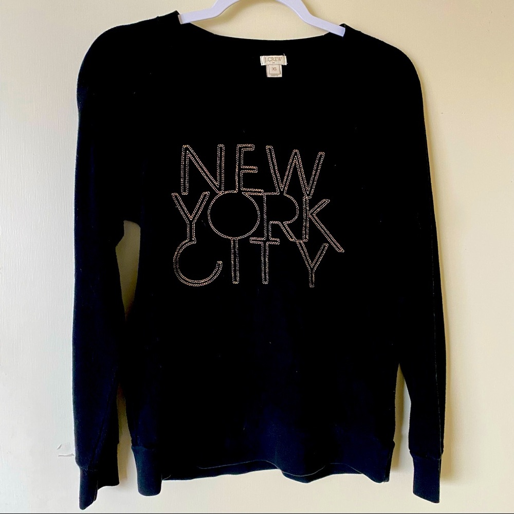 J. Crew Factory french terry graphic sweatshirt